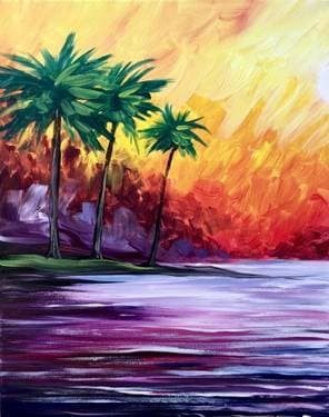 Mental Vacation - Paint and sip event at AMF Bowling in CHESAPEAKE, VA - PaintNite.com