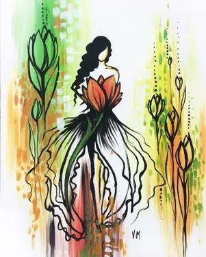 10/8/26 - Miss Tulip — Painting