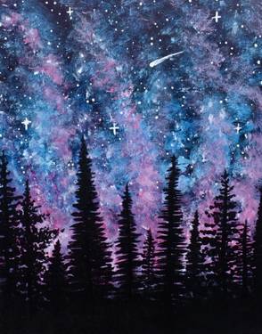 Northern Night at Diana's Oyster Bar - Markham — Painting