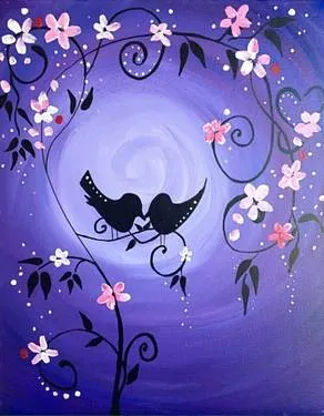 Love Blooms — Painting