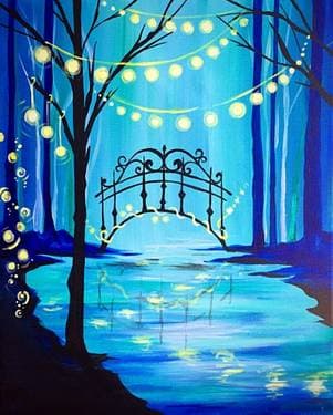 Let Magic Light Your Way - Paint and sip event at The Silver Key Lounge in Mesa, AZ - PaintNite.com