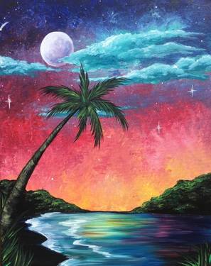 Tropical Island Fantasy — Painting