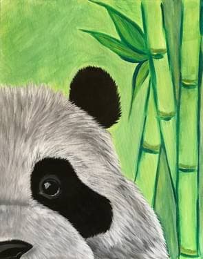 Zen There was a Panda - Paint and sip event at Turtle Jacks Etobicoke in Etobicoke, ON - PaintNite.com