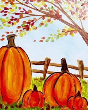 Fall Family Foto - Paint and sip event at Big Al's Pub (Mooresville) in Mooresville, NC - PaintNite.com