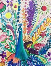 Rainbow Peacock Bouquet thumbnail