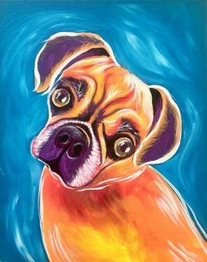 Paint Your Pet Fundraiser at the Cocheco Dover Humane Society — Painting