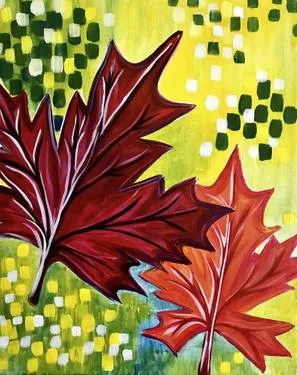 When fall leaves — Painting