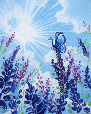 Lavender Farm Paint Nite — Painting