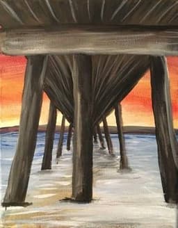 Charleston Series #3 Under the Pier thumbnail