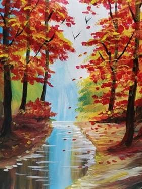 Sweet November - Paint Nite event in Pasadena , CA