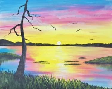 September Morning - Paint Nite event in Chico, CA