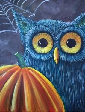 Who's Pumpkin - Paint and sip event at Pete's Restaurant and Brewhouse - Yuba City in Yuba City, CA - PaintNite.com