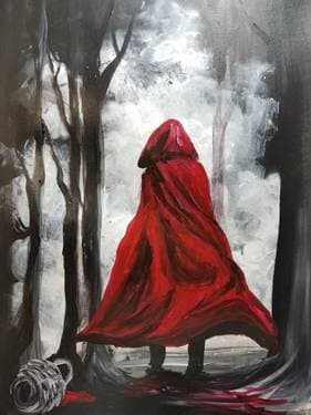 Run Red Hood - Paint and sip event at Moose McGuire's - Orleans in Orleans, ON - PaintNite.com