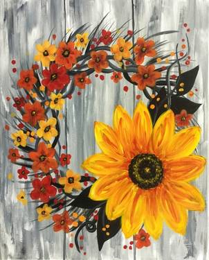Paint Nite @Casa Mexico Merivale THURSDAYS! Harvest Wreath — Painting