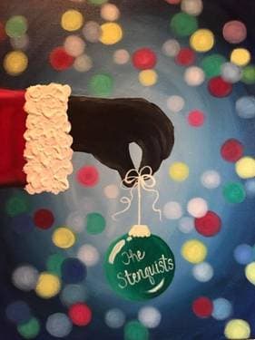 Santa And The Twinkling Lights - Paint and sip event at Hardway Cider Co in Kingston, ON - PaintNite.com