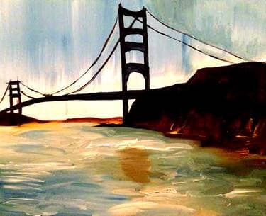 Golden Gate - Paint and sip event at Super Bargain in Toronto, ON - PaintNite.com