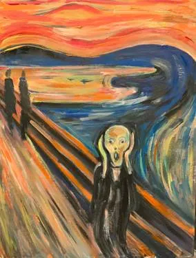 It's a Scream at Kulturas Latín Kitchen & Cantina — Painting