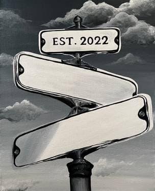 Customizable Lovers Street Sign - Paint and sip event at Moose McGuire's - Orleans in Orleans, ON - PaintNite.com