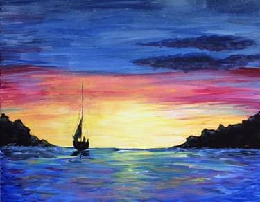 Sail Away 1 - Paint and sip event at The Old Spaghetti Factory in CORVALLIS, OR - PaintNite.com