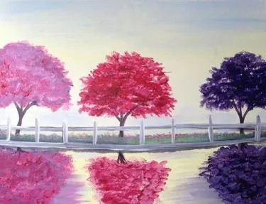 Three Trees at Café Olé Restaurant & Cantina | Boise Towne Square — Painting
