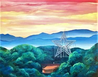 The Mill Mountain Star - Paint and sip event at Big Lick Brewing Company in Roanoke, VA - PaintNite.com
