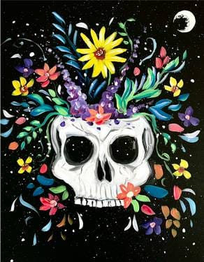 Flowers to Die For at Diana's Oyster Bar - Markham — Painting