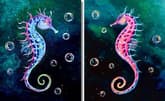 Mystic Seahorse Love Partner Painting thumbnail