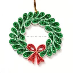 Wreath ornament 2 - Paper Quilling thumbnail