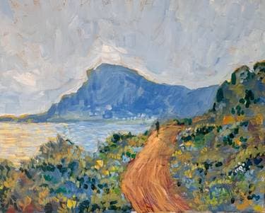 Claude Monet - La Corniche Near Monaco with Aisling Mckeown