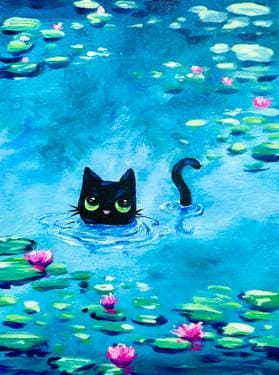Monet's Cat - Paint and sip event at The Canadian Brewhouse (Edmonton North) in Edmonton, AB - PaintNite.com