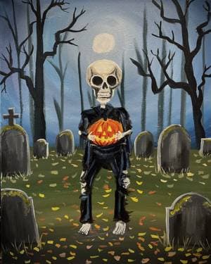 A Haunting Halloween - Paint Nite event in Regina, SK