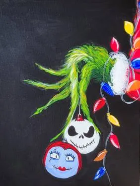 Have a Grinchmas Brunch at Luchador in Chino Hills — Painting