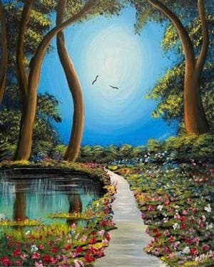 Ward's Spring Flowers - Paint Nite event in Orleans, ON