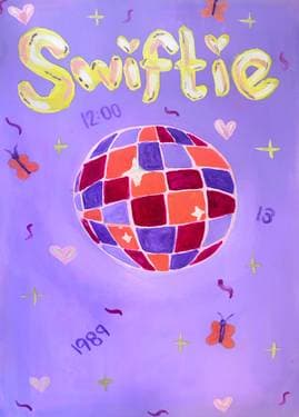 Swiftie Mirrorball - Paint and sip event at Mossop's Social House in Toronto , ON - PaintNite.com