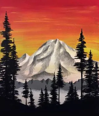 The Lonely Mountain at Lord William Pub — Painting