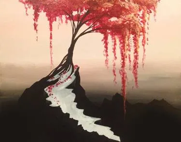 Sunday Red Willow — Painting