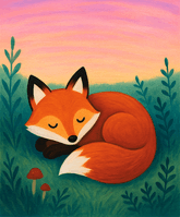 Woodland Fox at Dusk thumbnail