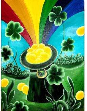 St. Patrick's Painting with SereneArtsNCrafts - Paint and sip event at The Banquet in Edmonton, AB - PaintNite.com