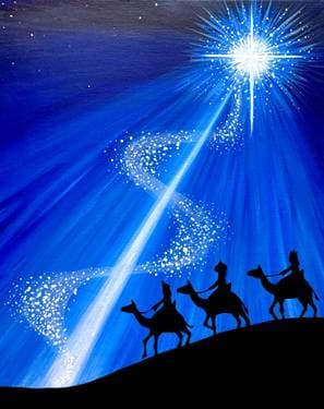 Wise Men Still Seek Him - Paint and sip event at Friscos Grill and Pub in Cuba, MO - PaintNite.com