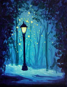 Magical Lamp Post — Painting