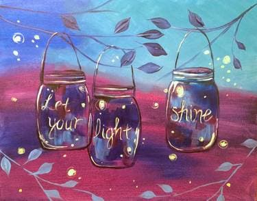 Let Your Light Shine - Paint and sip event at Eavesdrop Brewery in Manassas, VA - PaintNite.com