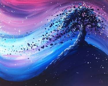 Magic under the Stars - Paint and sip event at Moose McGuire's @ Hunt Club in Ottawa, ON - PaintNite.com