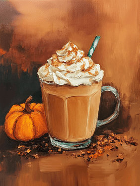 Pumpkin Spiced Latte - Paint Nite event in Toronto, ON