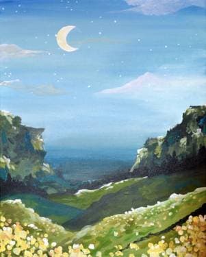 Irish Dusk - Paint Nite event in Markham, ON