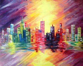 Paint Nite @ Broadway Nepean SATURDAYS: Hot in the City — Painting