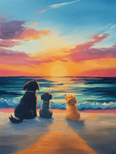 Pawprints in the Summer Sand thumbnail