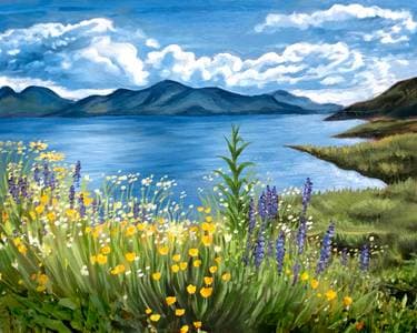 Perfect Spring Lookout - Paint and sip event at Poco Inn & Suites Hotel in Port Coquitlam, BC - PaintNite.com