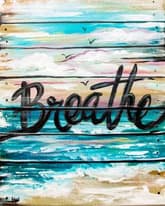 Breathe In The Beach Vibes Wood Sign thumbnail