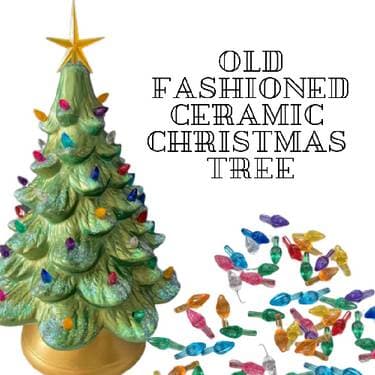 Old Fashioned Ceramic Christmas Tree (Lights Included) - Paint Nite event in MIDDLESEX, NJ