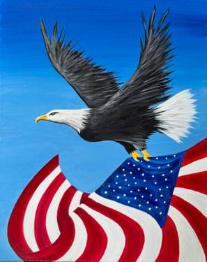 09/10/2026 Star-Spangled Eagle Paint Nite at Viviano's, Chesterfield, MO — Painting